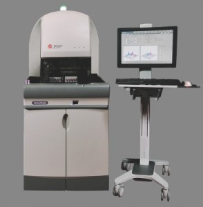 The UniCel DxH 800 Coulter cellular analysis system for mid- to high-volume labs features advanced technologies, including high-definition signal processing and multi-angle light scatter technology, producing 10 times more data than traditional hematology analyzers.