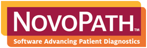 Novopath logo with tag