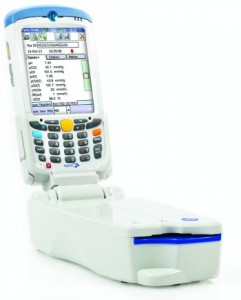 The Epoc blood analysis system by Alere incorporates advanced IT features to protect patient safety and ensure proper handling of test data.