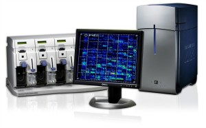 The Affymetrix OncoScan FFPE assay is read on the company’s GeneChip Scanner 3000. 