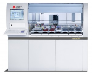 The AutoMate 1200 by Beckman Coulter automates receipt, decapping, aliquoting, sorting, and archiving of patient specimens.